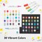 Ohuhu Acrylic Paint Markers Brush/Bullet Tip: 30 Colors High Opacity Paint Pens Waterproof Acrylic Markers for Rock Painting Easter Eggs Wood Glass Ceramic Canvas - Kalalau